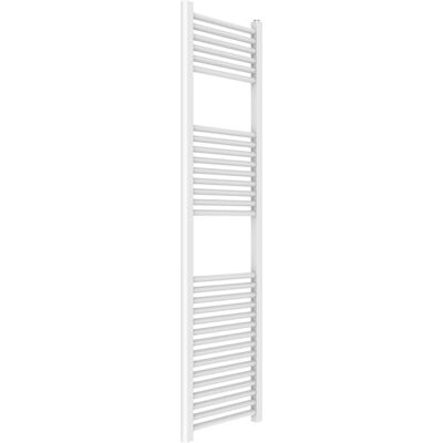 Kiamami Valentina - Calentador de Toallas 40x150cm Blanco Acero Kiamami Valentina - Calentador de Toallas 40x150cm Blanco Acero