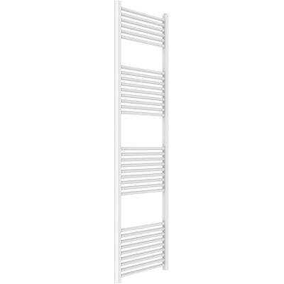 Kiamami Valentina Radiador de toallas de acero blanco - 33 tubos - 50x180 - Decoración de baño Kiamami Valentina Radiador de toallas de acero blanco - 33 tubos - 50x180 - Decoración de baño