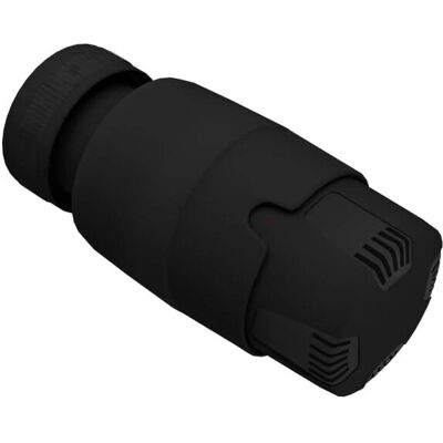 Kiamami Valentina - Modelo - Cabeza Termostática Decorativa Negra Mate - Cabeza de Termostato para Radiadores Kiamami Valentina - Modelo - Cabeza Termostática Decorativa Negra Mate - Cabeza de Termostato para Radiadores