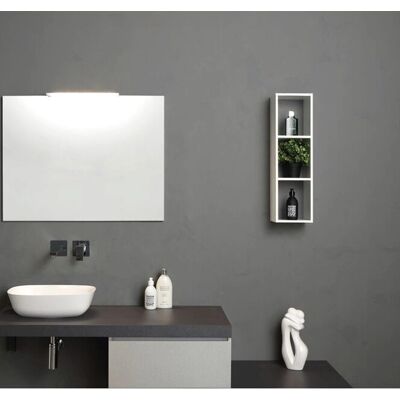 Muebles de baño modulares Kiamami Valentina 180cm - Gris antracita Muebles de baño modulares Kiamami Valentina 180cm - Gris antracita