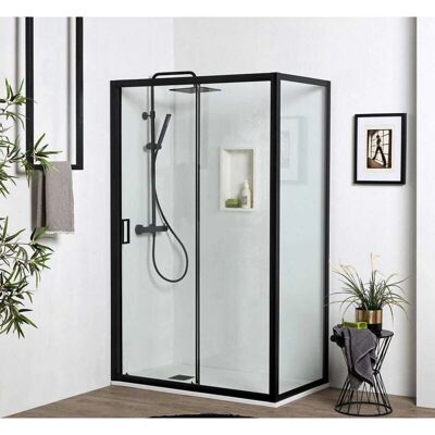 Kiamami Valentina - Porte de Douche Moderne 150cm + Paroi Fixe 70cm - Porte de Douche Kiamami Valentina - Porte de Douche Moderne 150cm + Paroi Fixe 70cm - Porte de Douche
