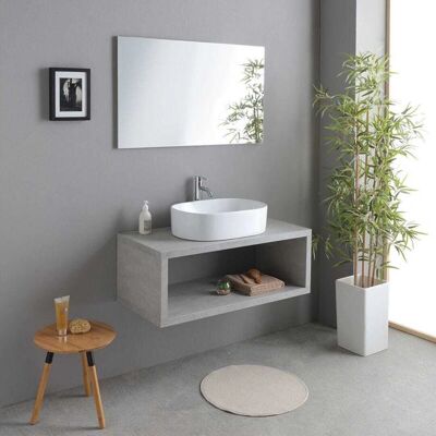 Kiamami Valentina - Kyoto - Acabado cemento - Mueble de baño Kiamami Valentina - Kyoto - Acabado cemento - Mueble de baño