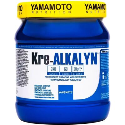 Yamamoto Nutrition Kre-Alkalyn 240 Capsules - Complément - Publicité Yamamoto Nutrition Kre-Alkalyn 240 Capsules - Complément - Publicité