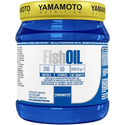 Yamamoto Nutrition Huile de Poisson - Distillation Moléculaire - 200 Softgels - Publicité Yamamoto Nutrition Huile de Poisson - Distillation Moléculaire - 200 Softgels - Publicité