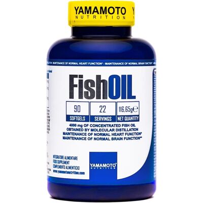YAMAMOTO NUTRITION Fish Oil Molecular distillation 90 softgels - Aceite de pescado YAMAMOTO NUTRITION Fish Oil Molecular distillation 90 softgels - Aceite de pescado