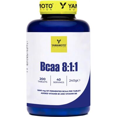 Yamamoto Nutrition BCAA 8:1:1 200 Tabletten - Nahrungsergänzung Yamamoto Nutrition BCAA 8:1:1 200 Tabletten - Nahrungsergänzung