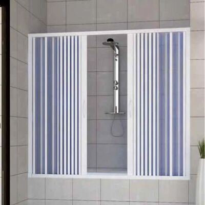 Idralite Nina 140 cm - Mampara de bañera - PVC reversible Idralite Nina 140 cm - Mampara de bañera - PVC reversible
