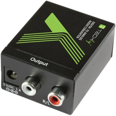 Techly Techly SPDIF-3 Digital Audio Converter - Coax/Toslink to RCA Techly Techly SPDIF-3 Digital Audio Converter - Coax/Toslink to RCA