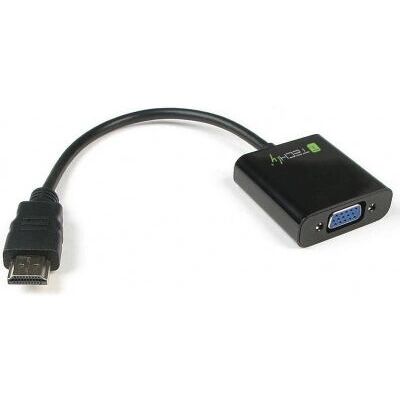 Techly IDATA-HDMI-VGA2 Video Adapter - Converts HDMI to VGA Techly IDATA-HDMI-VGA2 Video Adapter - Converts HDMI to VGA