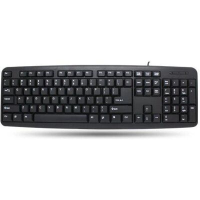 Techly IDATA 955-UBK-AM Tastatur - USB, US Englisch, Schwarz, Vollgröße Techly IDATA 955-UBK-AM Tastatur - USB, US Englisch, Schwarz, Vollgröße