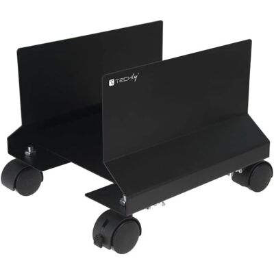 Support CPU en acier Techly ICA-CS 34 avec roues - Chariot multimédia Support CPU en acier Techly ICA-CS 34 avec roues - Chariot multimédia