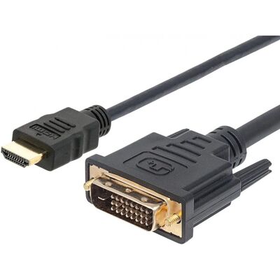 Techly HDMI zu DVI Kabel - 10m Schwarz Techly HDMI zu DVI Kabel - 10m Schwarz
