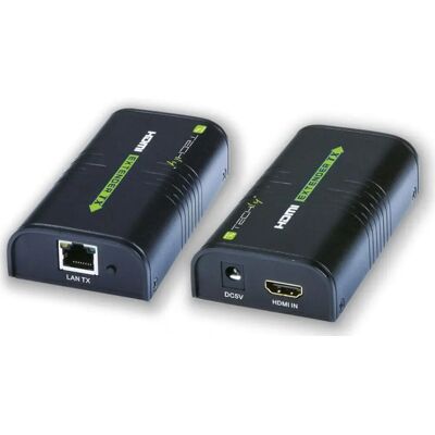 Techly Techly IDATA EXTIP-373 HDMI Over IP AV Extender - Zwart Techly Techly IDATA EXTIP-373 HDMI Over IP AV Extender - Zwart