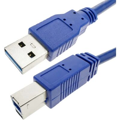 Techly 3,0 m USB 3.0 AB M/M Kabel - USB 3.2 Gen 1 - Blau Techly 3,0 m USB 3.0 AB M/M Kabel - USB 3.2 Gen 1 - Blau