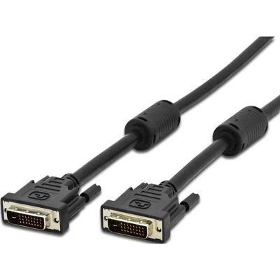 Cable DVI Dual Link 2m Techly - Negro - Video Digital Cable DVI Dual Link 2m Techly - Negro - Video Digital