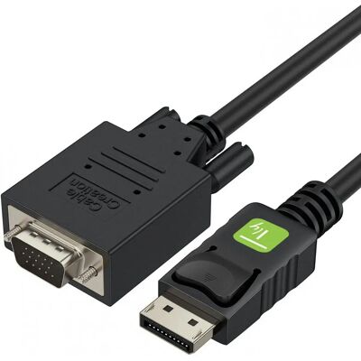 Techly ICOC DSP-V-018 1,8 m VGA auf DisplayPort Kabel - VGA auf DisplayPort Techly ICOC DSP-V-018 1,8 m VGA auf DisplayPort Kabel - VGA auf DisplayPort