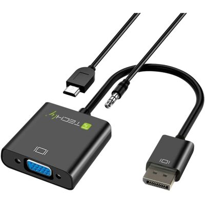 Techly HDMI - VGA+3.5mm+Micro USB B M/F - 0.15m - Adapter Techly HDMI - VGA+3.5mm+Micro USB B M/F - 0.15m - Adapter