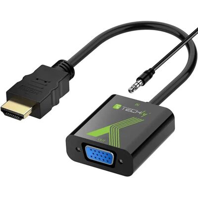 Techly HDMI till VGA-Adapter - 1920x1200 - Svart Techly HDMI till VGA-Adapter - 1920x1200 - Svart