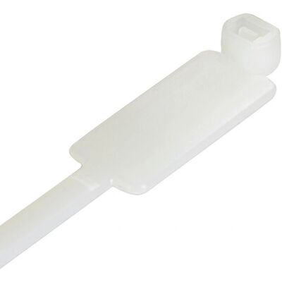 Techly Fascette 200 x 4,8mm - Bianco - Organizzazione Cavi Techly Fascette 200 x 4,8mm - Bianco - Organizzazione Cavi