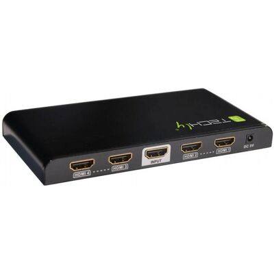 Techly IDATA HDMI 4K4 Video Splitter 4x HDMI - Video Splitter Techly IDATA HDMI 4K4 Video Splitter 4x HDMI - Video Splitter