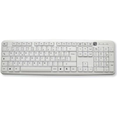 Techly 955-UWH Tastiera - Layout italiano - USB standard - Bianco Techly 955-UWH Tastiera - Layout italiano - USB standard - Bianco