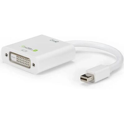 Techly Mini DisplayPort zu DVI-Adapter - 15cm Weiß Techly Mini DisplayPort zu DVI-Adapter - 15cm Weiß