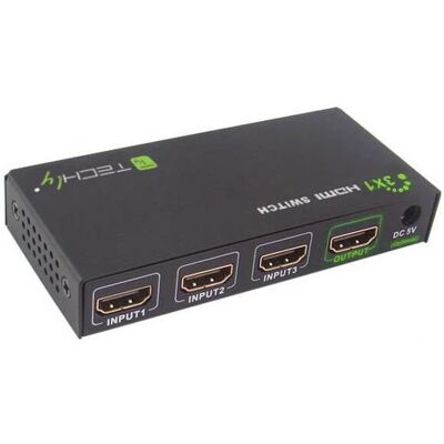 Diviseur vidéo Techly IDATA-HDMI-4K31 - HDMI, 4K, 3D Diviseur vidéo Techly IDATA-HDMI-4K31 - HDMI, 4K, 3D