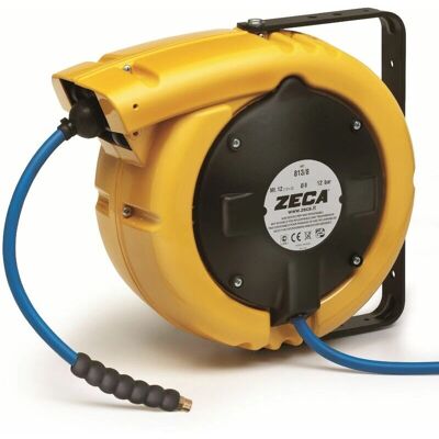 Enrouleur de tuyau Zeca 813/8 en aluminium pour air/eau - 12m - Publicité Enrouleur de tuyau Zeca 813/8 en aluminium pour air/eau - 12m - Publicité
