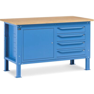 Fami WORK1510 - 1500 mm - 4 cassetti - banco da lavoro Fami WORK1510 - 1500 mm - 4 cassetti - banco da lavoro