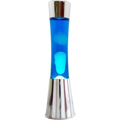 Lampe à lave bleue iTotal - 40 cm - Flux de couleurs et cire hypnotique - Publicité Lampe à lave bleue iTotal - 40 cm - Flux de couleurs et cire hypnotique - Publicité