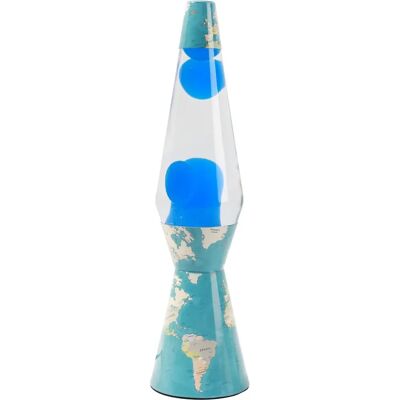 Total Juggling Itotal Lava Blue Maps Lamp - Lava Lampe Total Juggling Itotal Lava Blue Maps Lamp - Lava Lampe