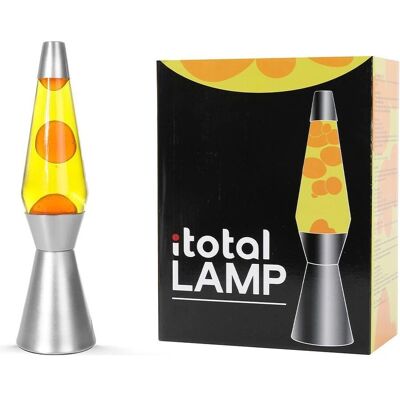 iTotal Lava Lampe - Gelb und Orange - 36cm - Lava Lampe iTotal Lava Lampe - Gelb und Orange - 36cm - Lava Lampe