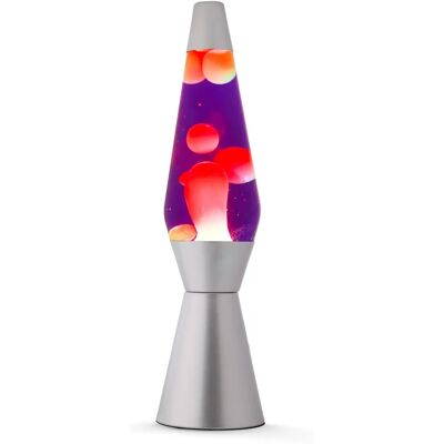 iTotal Lava Lampe - Lila Flüssigkeit und Gelber Wachs - 36 cm iTotal Lava Lampe - Lila Flüssigkeit und Gelber Wachs - 36 cm