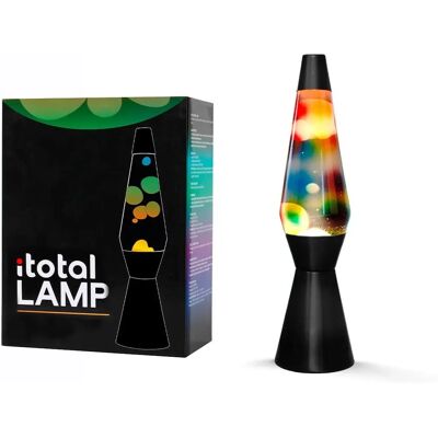 Total Juggling Itotal Lavalampe - Rainbow - 36cm - Modern Retro Stil Total Juggling Itotal Lavalampe - Rainbow - 36cm - Modern Retro Stil