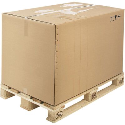 Kaiserkraft Exportbox - Wasserabweisender Palettencontainer Kaiserkraft Exportbox - Wasserabweisender Palettencontainer