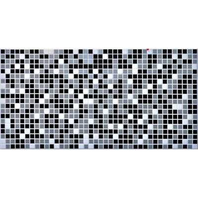 Eternal Parquet Pannelli 3D per Pareti - Effetto Mosaico Nero Grigio PVC Eternal Parquet Pannelli 3D per Pareti - Effetto Mosaico Nero Grigio PVC