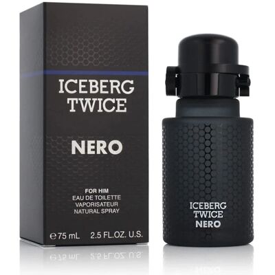 Profumo da uomo Iceberg Twice Nero - 75ml EDT Profumo da uomo Iceberg Twice Nero - 75ml EDT