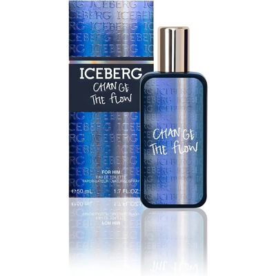 Profumo per uomo Iceberg Change The Flow - 50 ml Eau de Toilette Profumo per uomo Iceberg Change The Flow - 50 ml Eau de Toilette