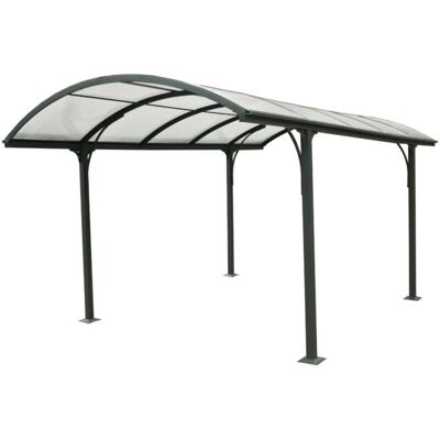 EuroGarden Carport con Tetto in Policarbonato - Struttura in Alluminio EuroGarden Carport con Tetto in Policarbonato - Struttura in Alluminio