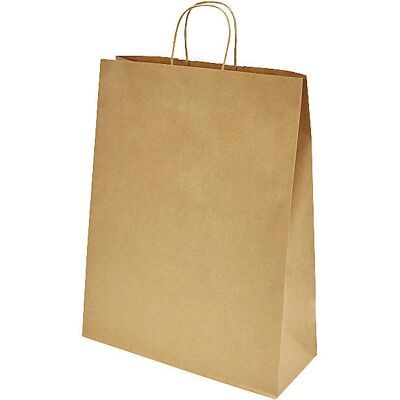 Kaiserkraft Kraftpapier Tasche Toptwist Klassisch 320x140x420mm - Papiertragetasche Kaiserkraft Kraftpapier Tasche Toptwist Klassisch 320x140x420mm - Papiertragetasche