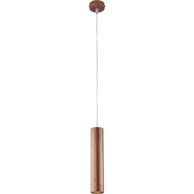 Belight Lámpara colgante en hierro negro GU10 con decoración en cobre antiguo - Estilo moderno Belight Lámpara colgante en hierro negro GU10 con decoración en cobre antiguo - Estilo moderno