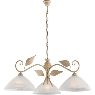 Belight Hierro Marfil Lámpara de Techo 3 Luces - Estilo Clásico Belight Hierro Marfil Lámpara de Techo 3 Luces - Estilo Clásico