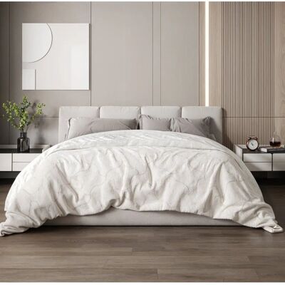 The White Stone Beige Antistress Carbon Fiber Sofa Blanket - Sofa Blanket The White Stone Beige Antistress Carbon Fiber Sofa Blanket - Sofa Blanket