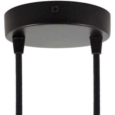Kit rosone in metallo Creative Cables - Nero - Accessori di illuminazione Kit rosone in metallo Creative Cables - Nero - Accessori di illuminazione