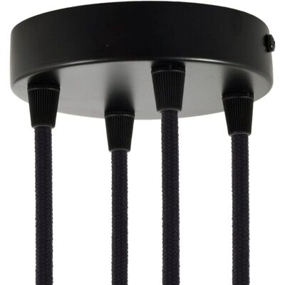 Kit Rosa in Metallo di Creative Cables - Plafoniera o Lampada a Parete a Quattro Luci Kit Rosa in Metallo di Creative Cables - Plafoniera o Lampada a Parete a Quattro Luci