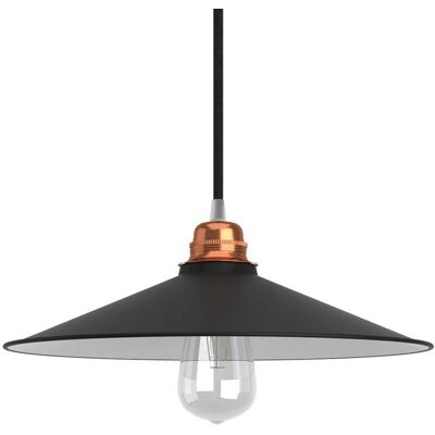 Creative - Paraluce in metallo smaltato Swing - Nero Creative - Paraluce in metallo smaltato Swing - Nero