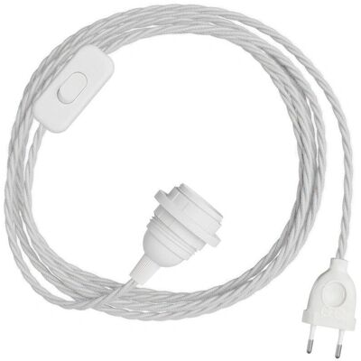 Pantalla y Cable de Creative - 3m Tela Trenzada E27 Pantalla y Cable de Creative - 3m Tela Trenzada E27