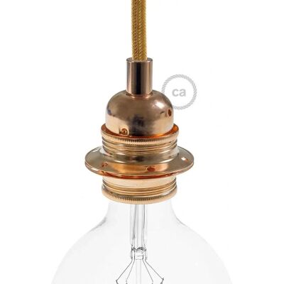 Kit douille Dorado en métal E27 Creative - Accessoire d’éclairage - Publicité Kit douille Dorado en métal E27 Creative - Accessoire d’éclairage - Publicité