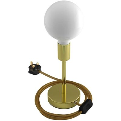 Creative Cables Alzaluce - Lampe de table en métal 15 cm - Laiton - Publicité Creative Cables Alzaluce - Lampe de table en métal 15 cm - Laiton - Publicité