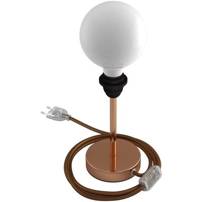 Creative Cables Alzaluce - Lampada da tavolo in metallo - 15cm, Rame - Illuminazione Creative Cables Alzaluce - Lampada da tavolo in metallo - 15cm, Rame - Illuminazione